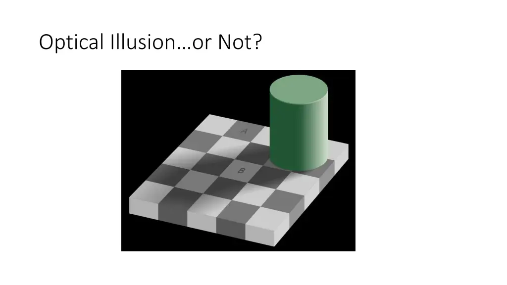 optical illusion or not