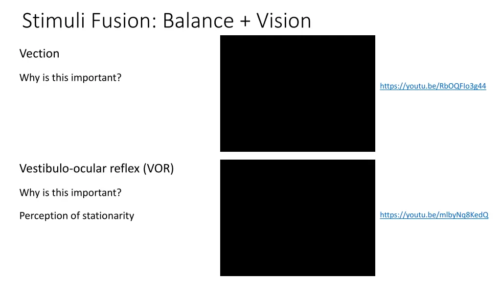 stimuli fusion balance vision