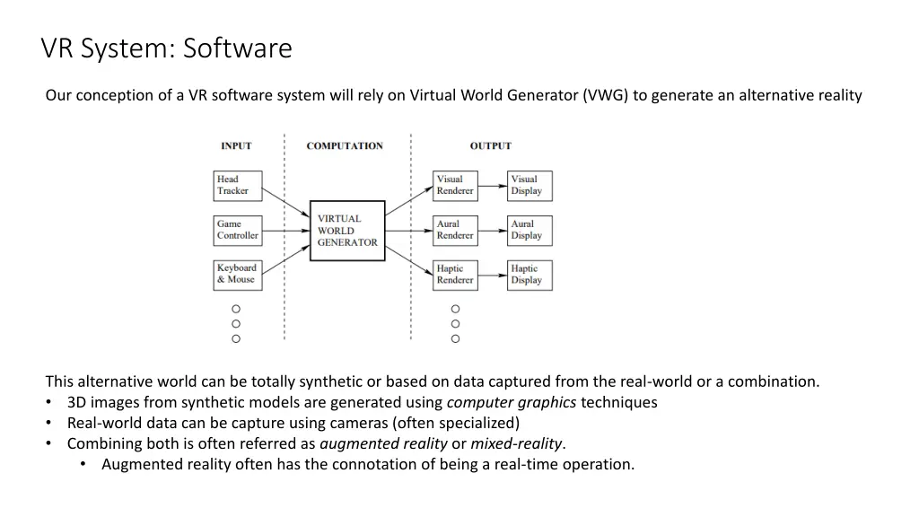 vr system software