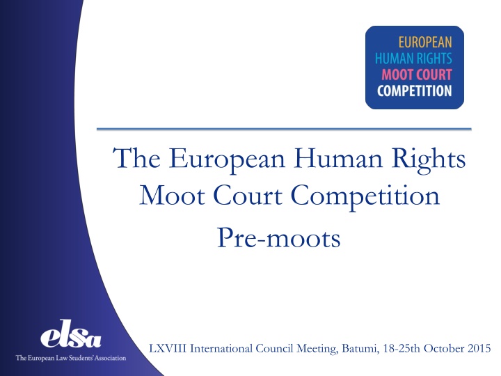 the european human rights moot court competition