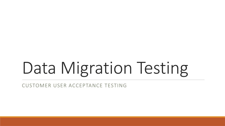 data migration testing