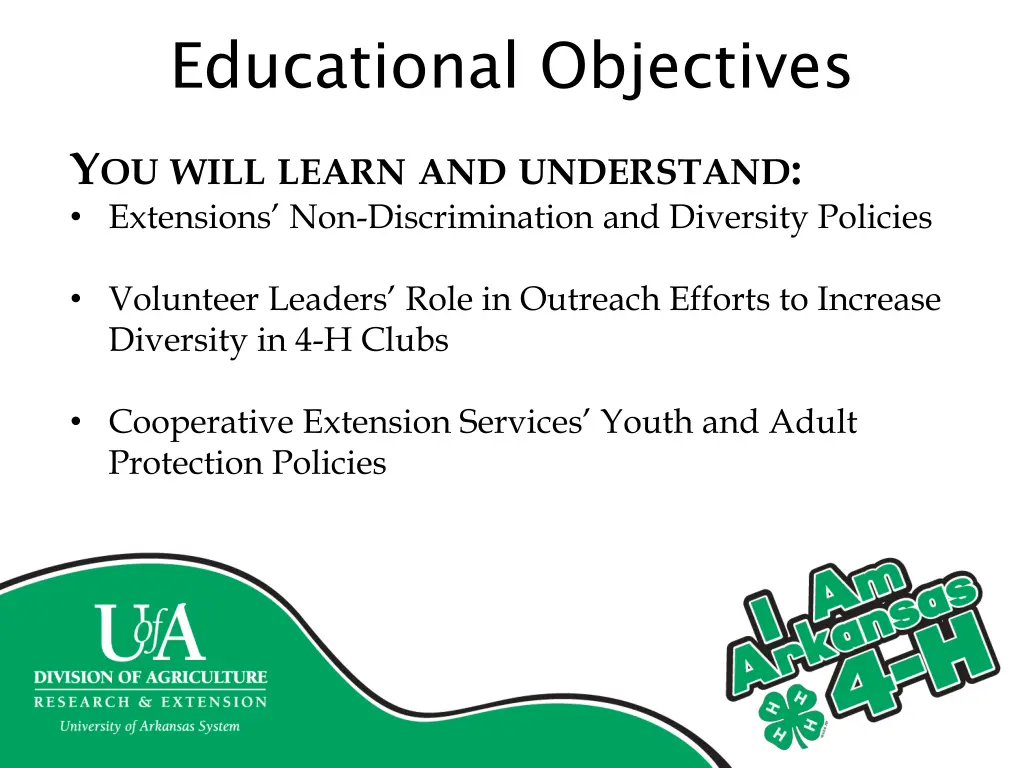 educational objectives 1