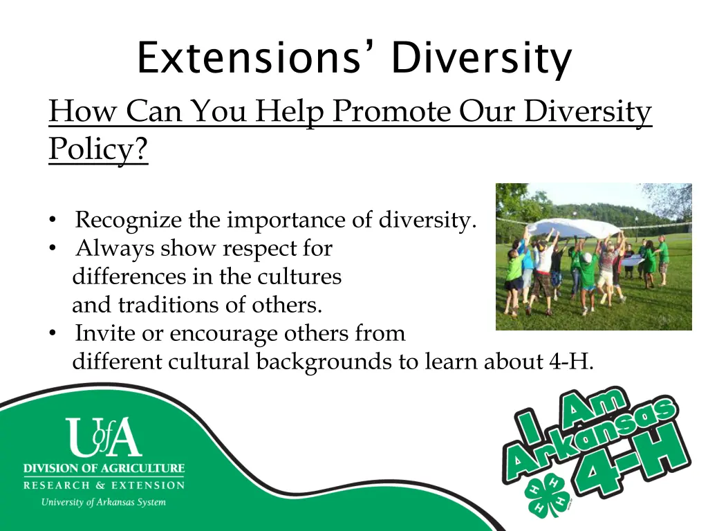 extensions diversity how can you help promote