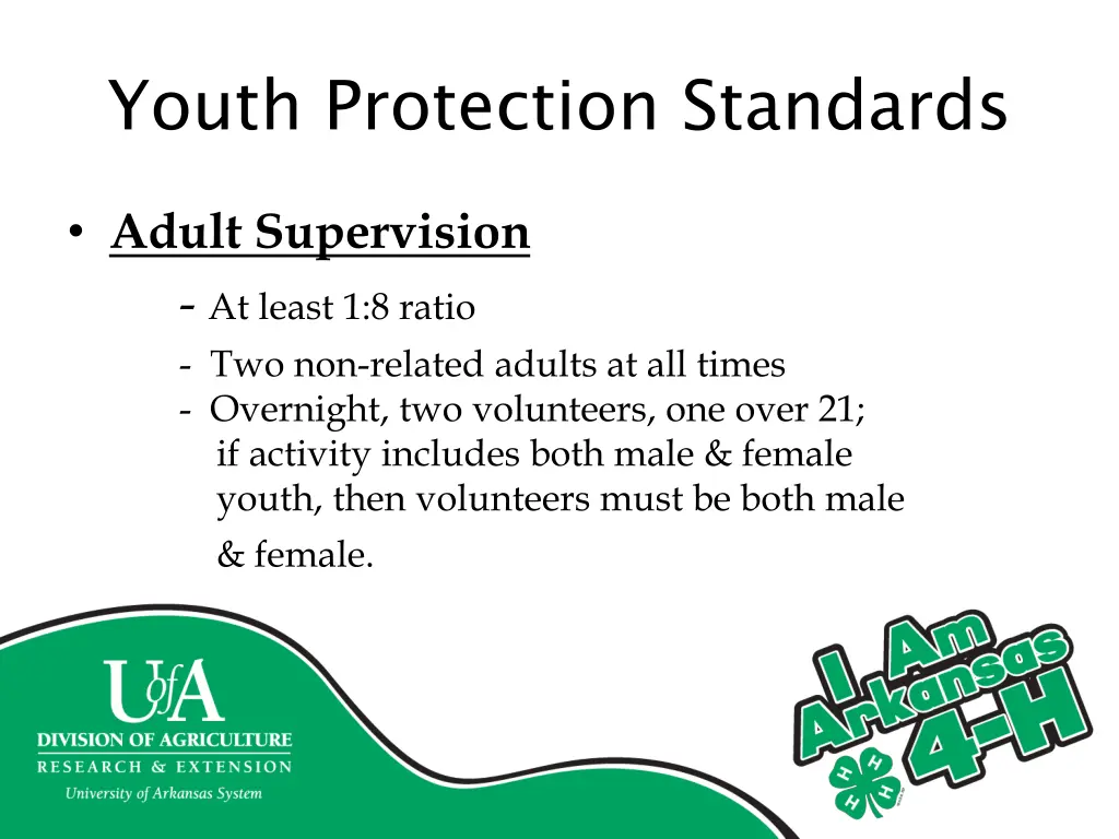 youth protection standards 1