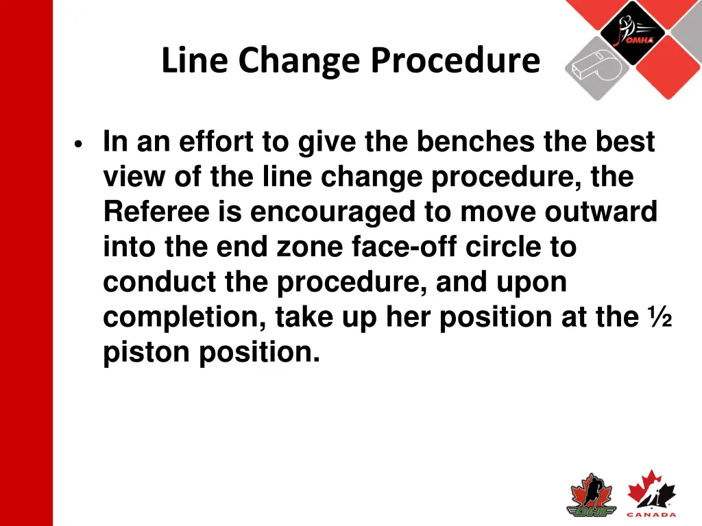 line change procedure