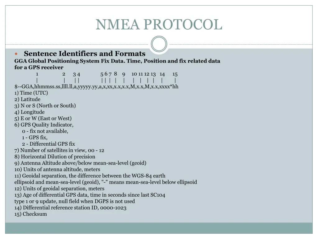 nmea protocol 14