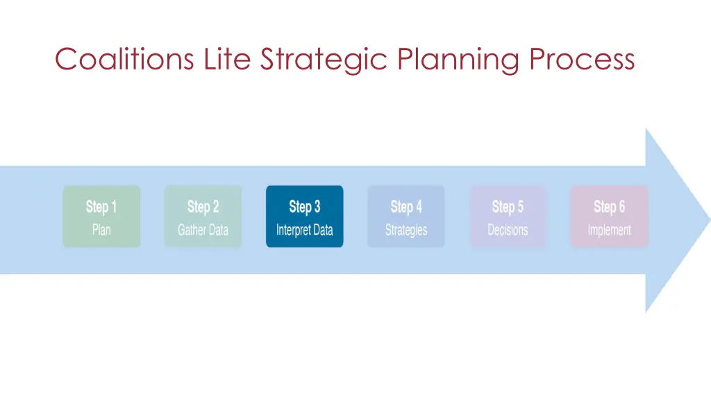 coalitions lite strategic planning process