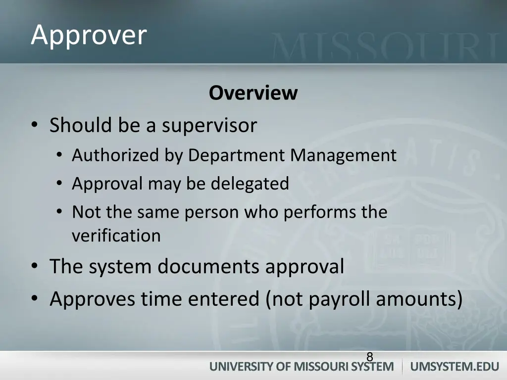 approver