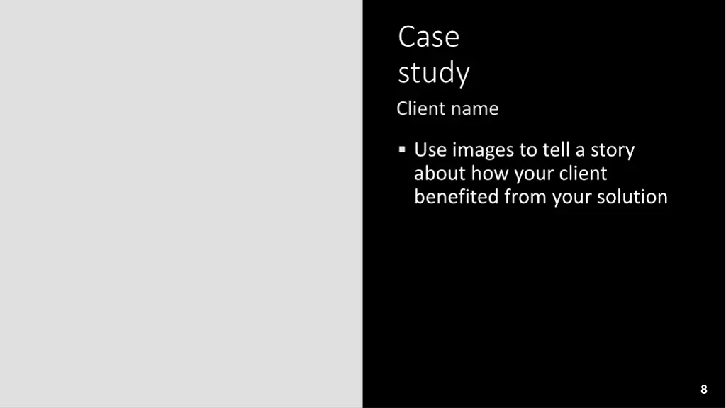 case study client name