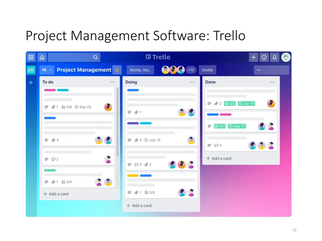 project management software trello