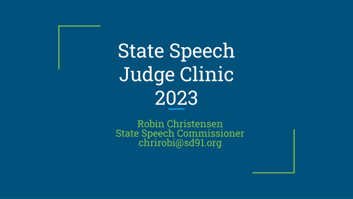 state speech judge clinic 2023