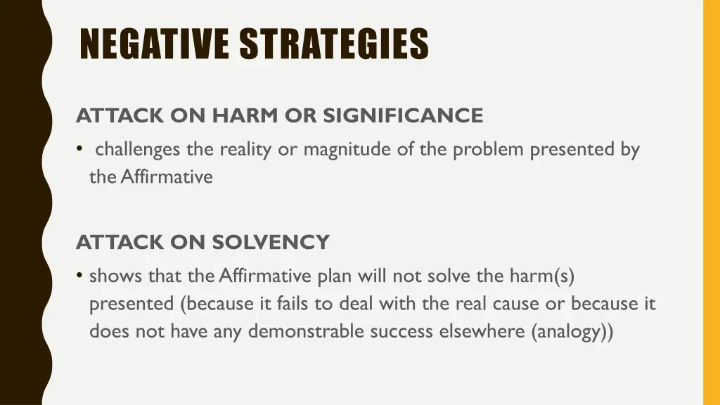 negative strategies 3