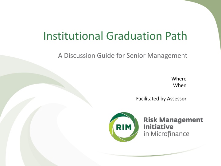 institutional graduation path