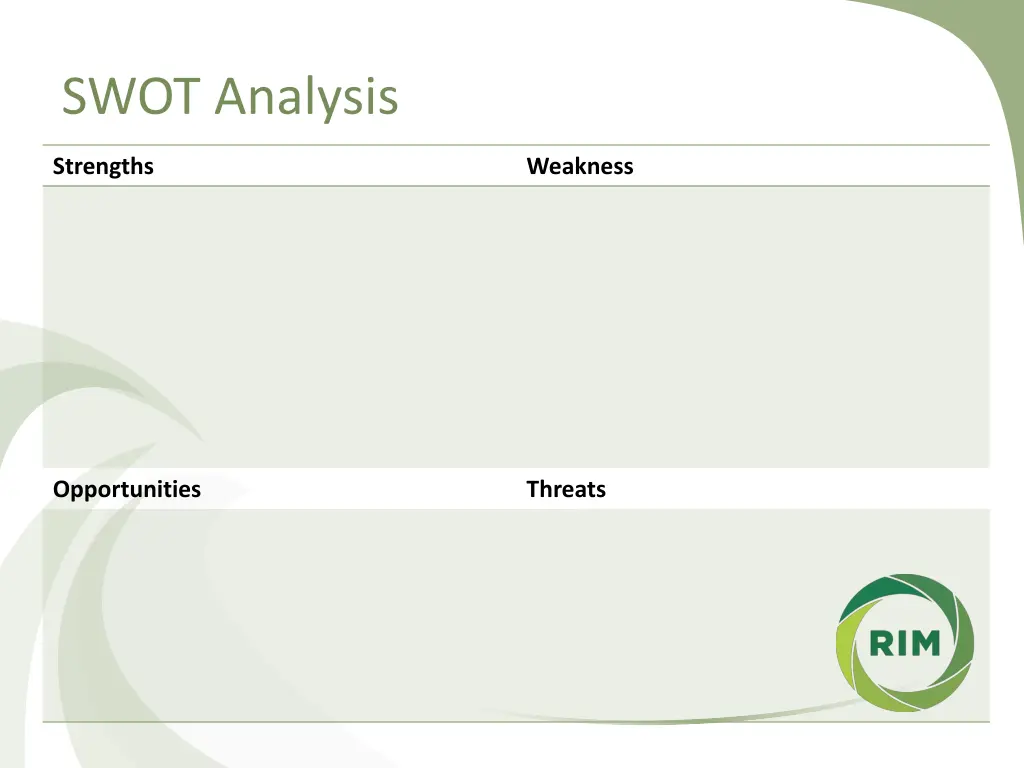 swot analysis