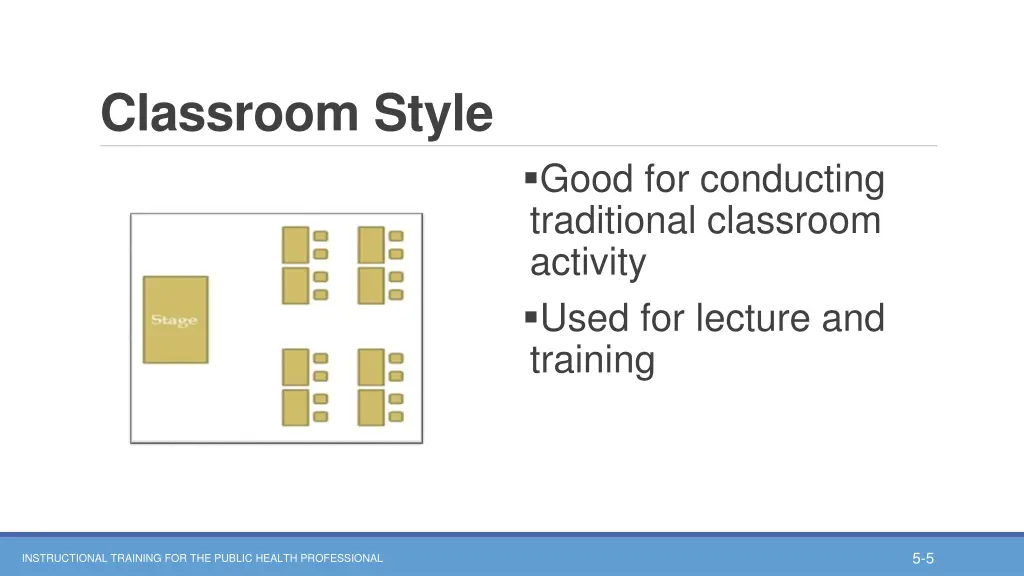 classroom style