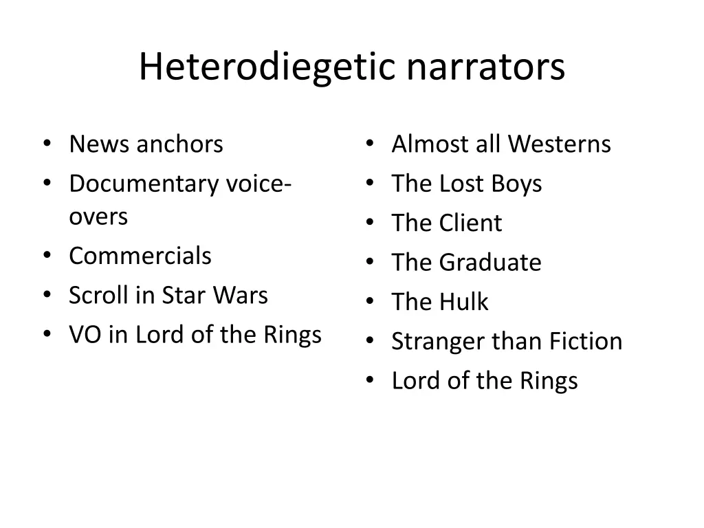 heterodiegetic narrators