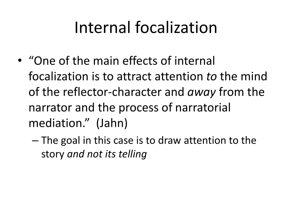 internal focalization 1