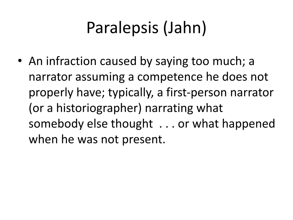 paralepsis jahn