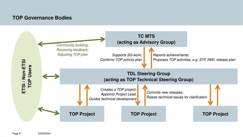 top governance bodies