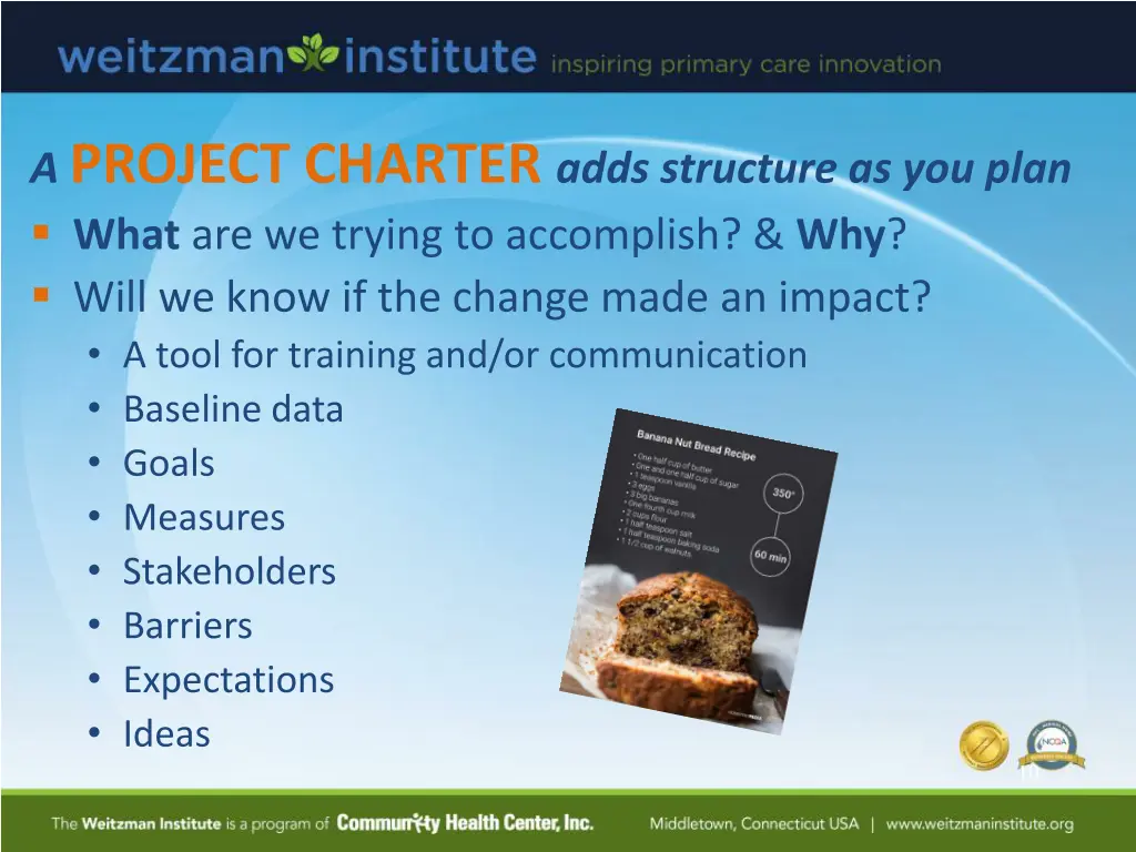 a project charter adds structure as you plan what