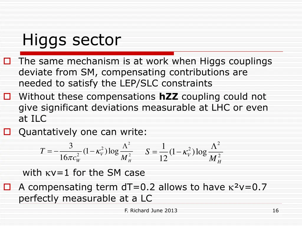 higgs sector