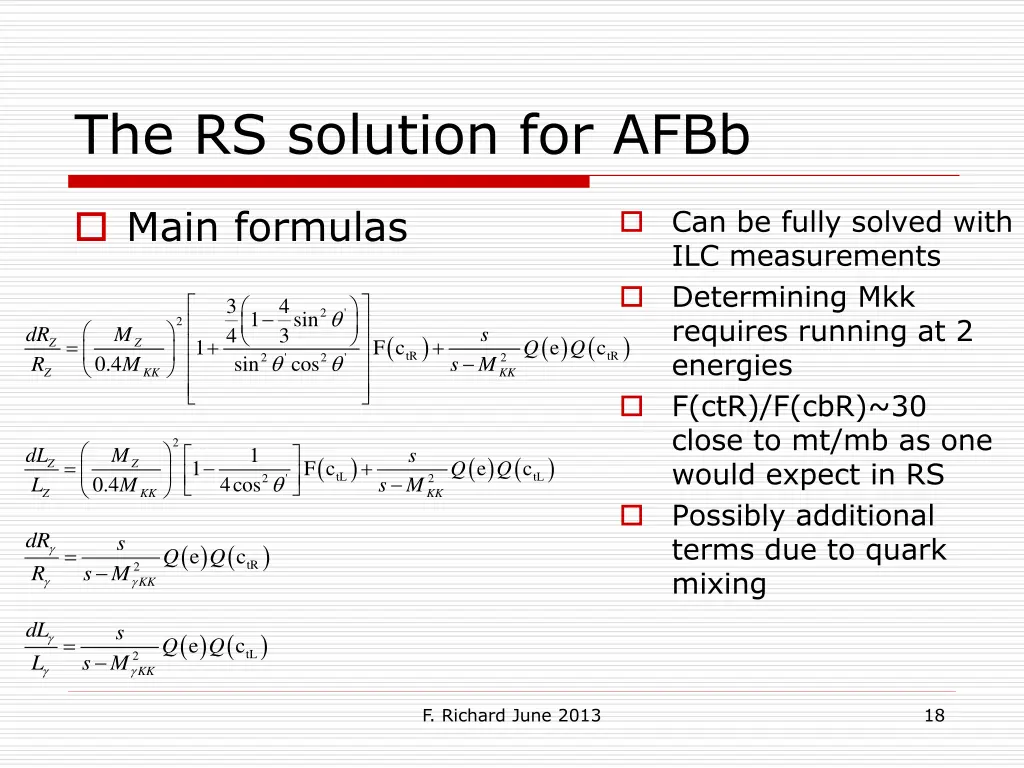 the rs solution for afbb