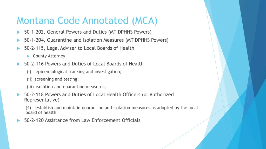 montana code annotated mca