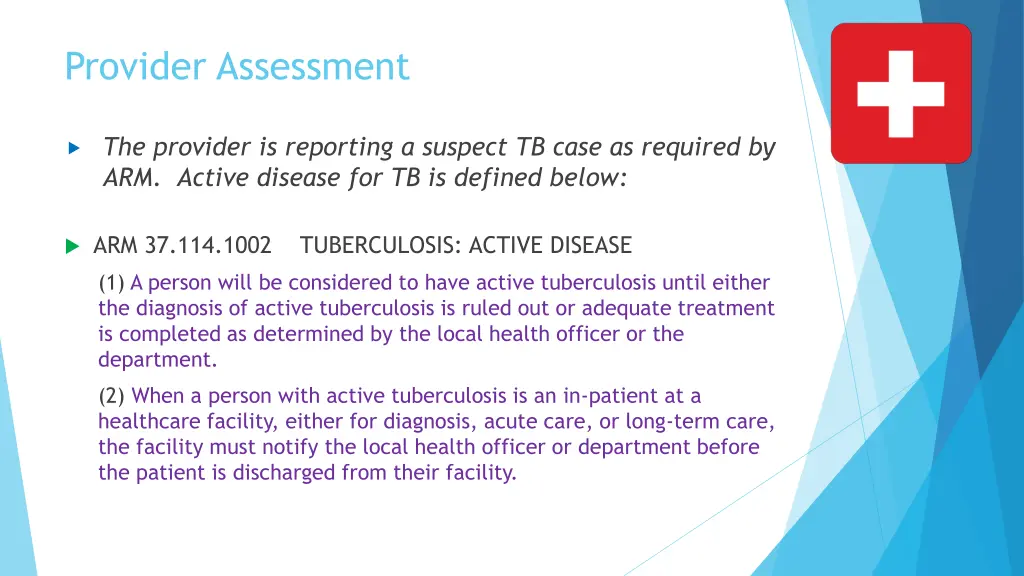 provider assessment