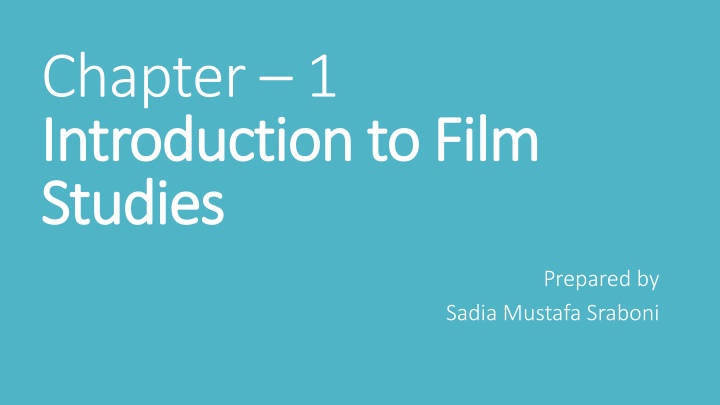 chapter 1 introduction to film introduction