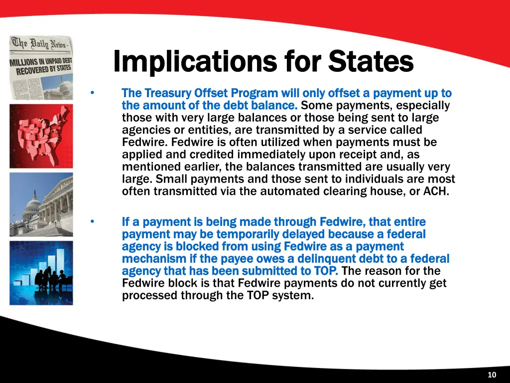 implications for states implications for states