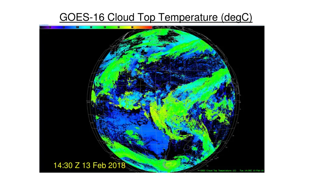 goes 16 cloud top temperature degc