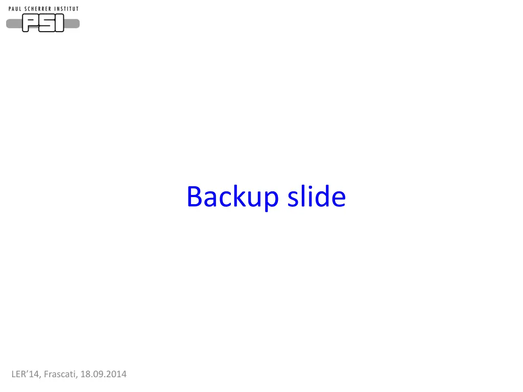 backup slide