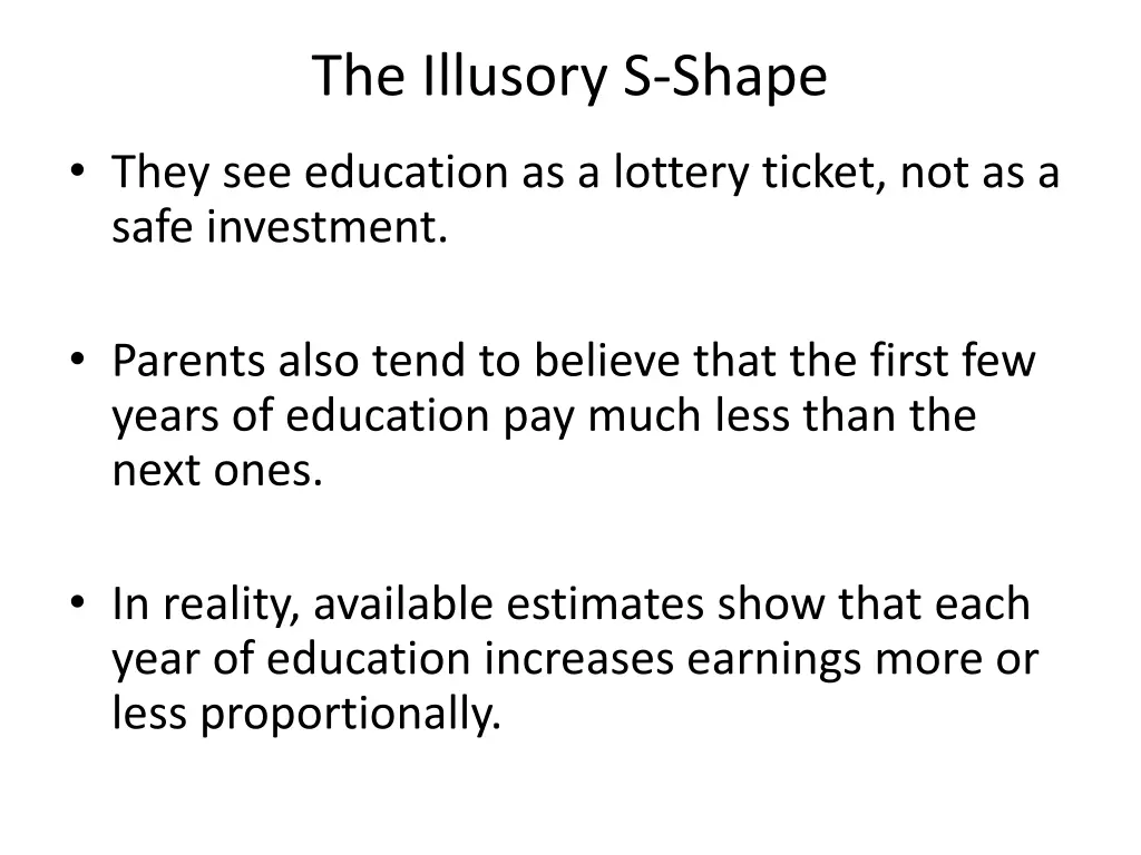 the illusory s shape