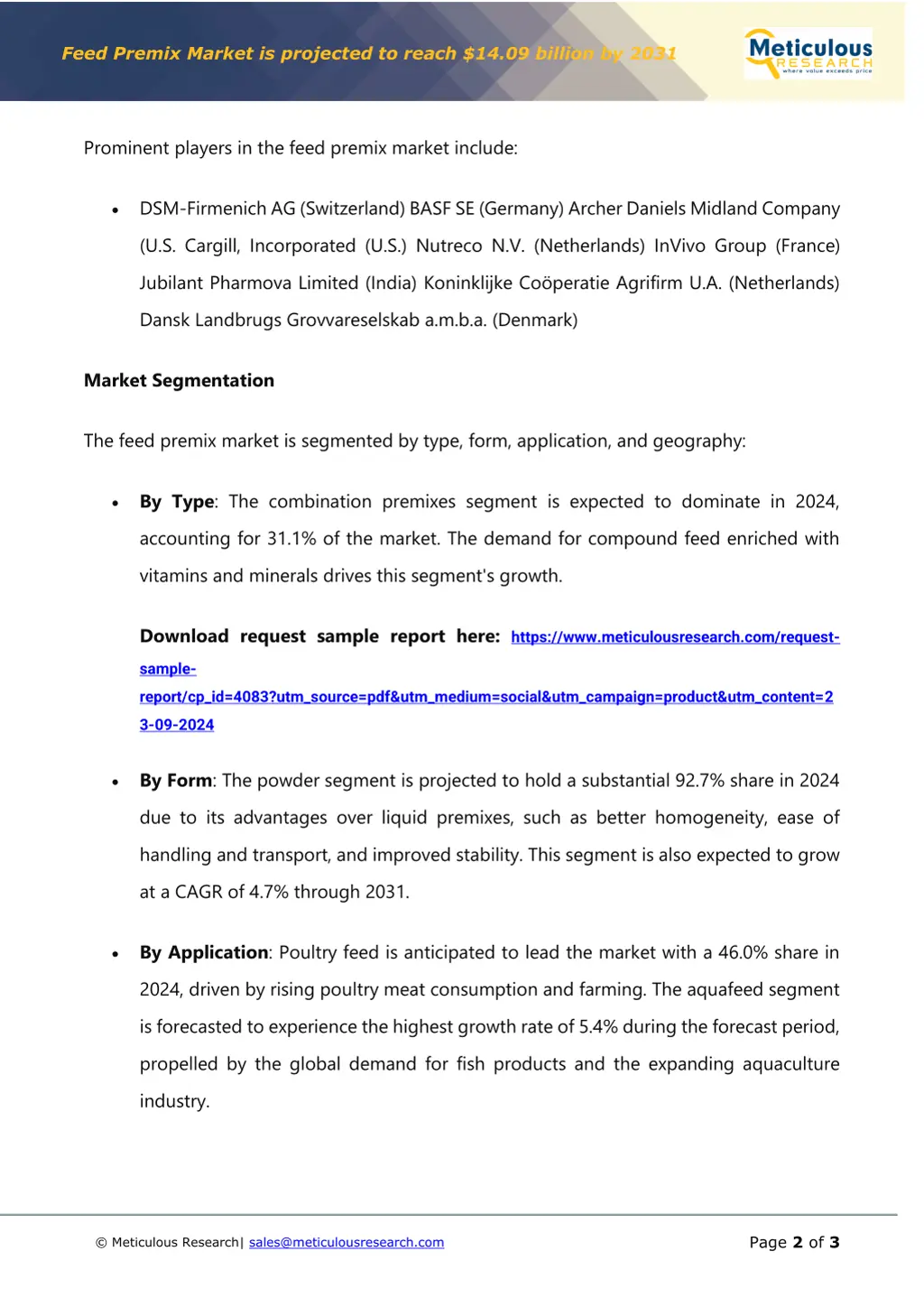 feed premix market is projected to reach 1