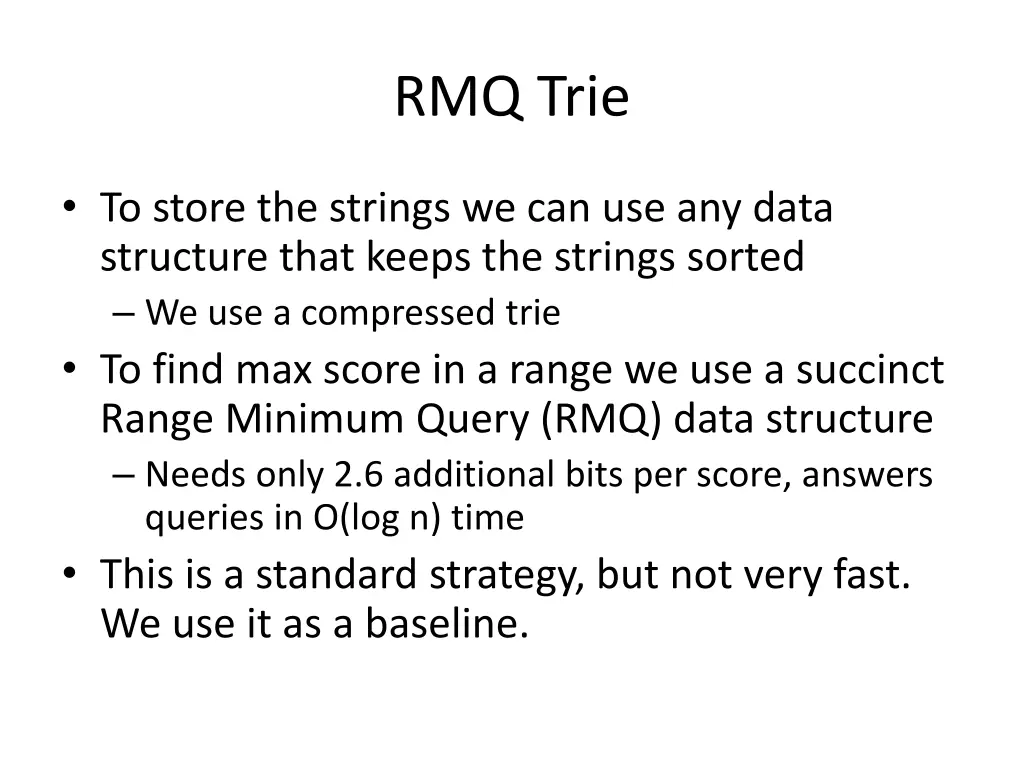 rmq trie 1