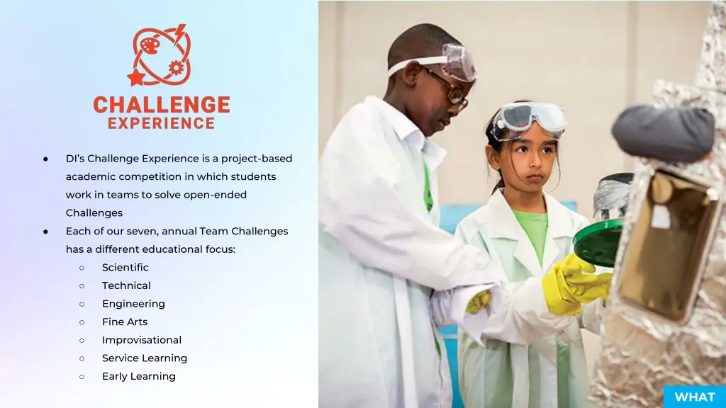 di s challenge experience is a project based