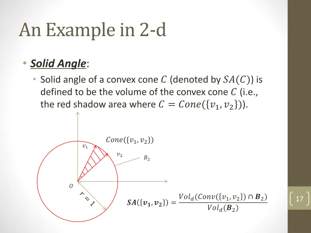 an example in 2 d 1