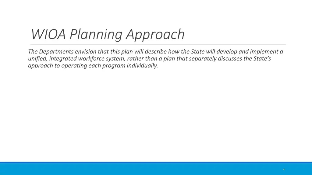 wioa planning approach