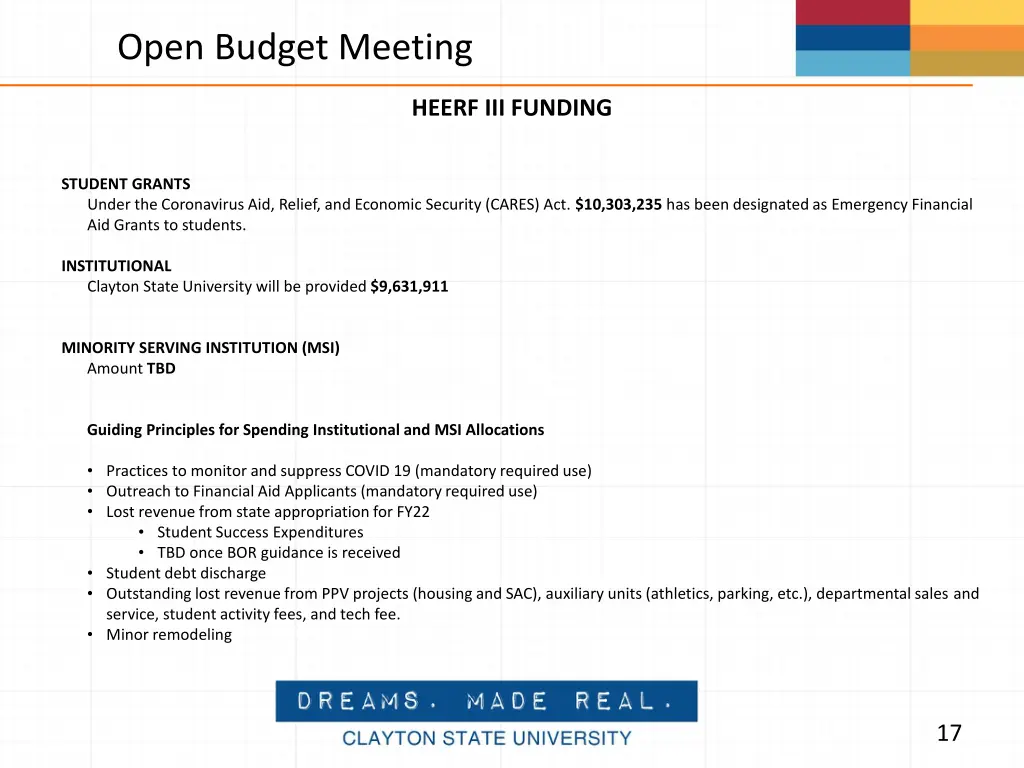 open budget meeting 12