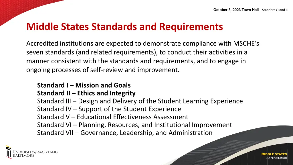 october 3 2023 town hall standards i and ii 5