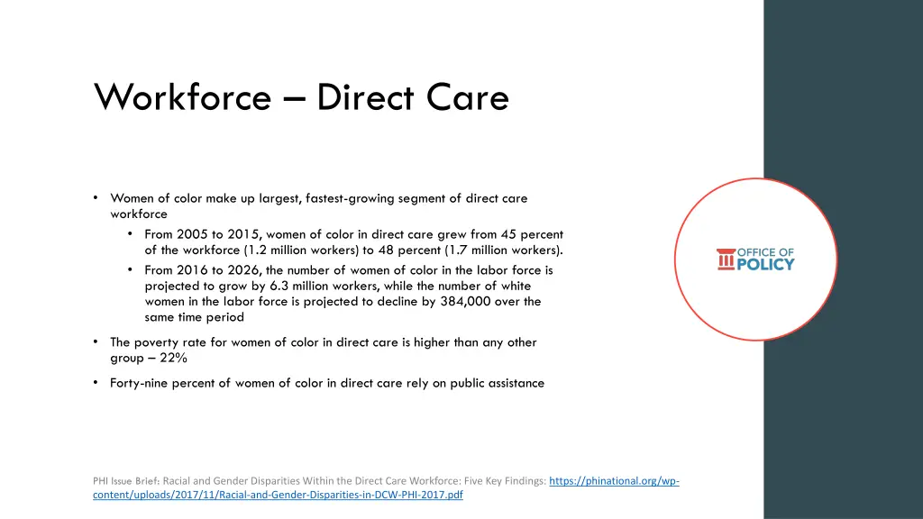 workforce direct care