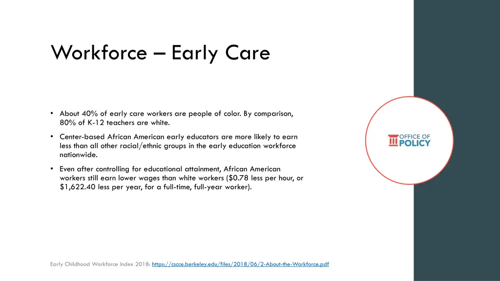 workforce early care