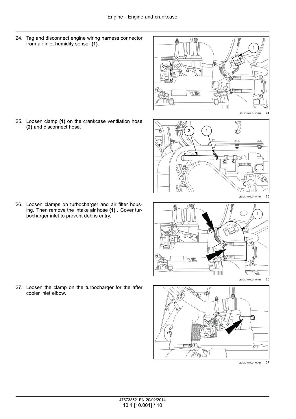 engine engine and crankcase 7