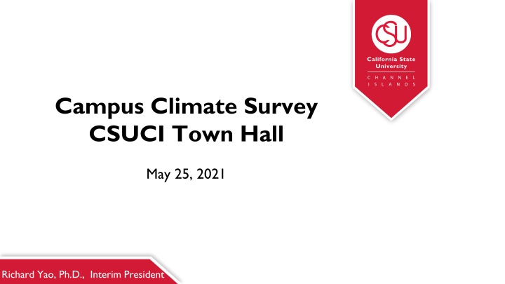 campus climate survey csuci town hall