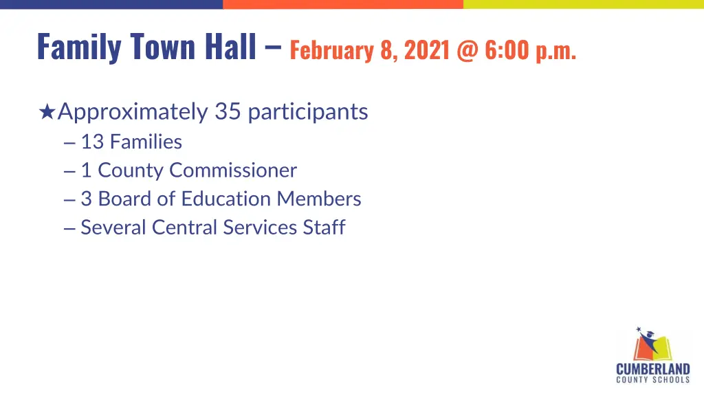 family town hall february 8 2021 @ 6 00 p m