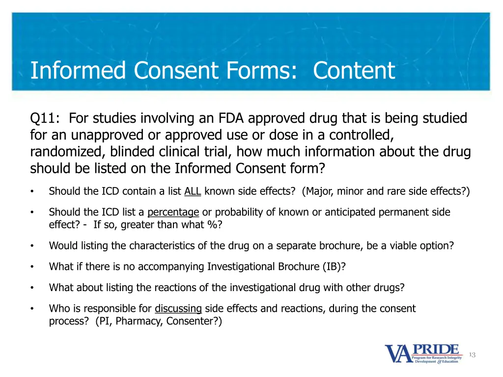 informed consent forms content