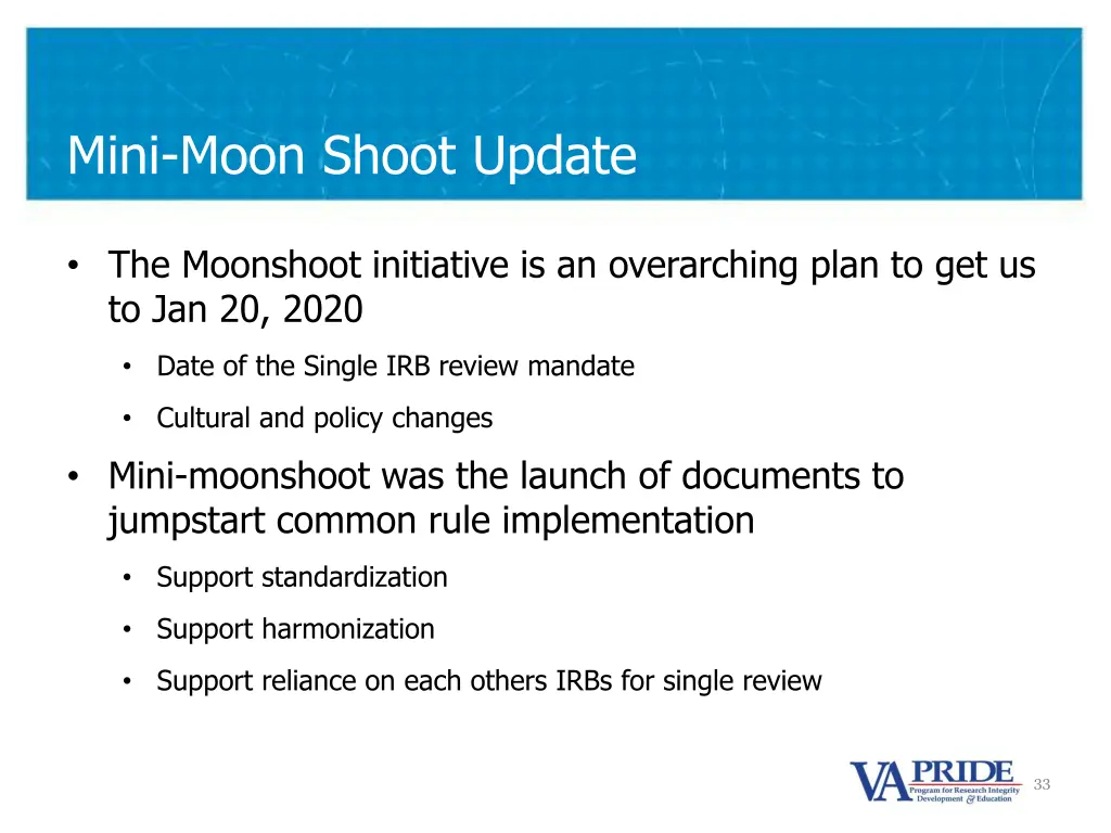 mini moon shoot update