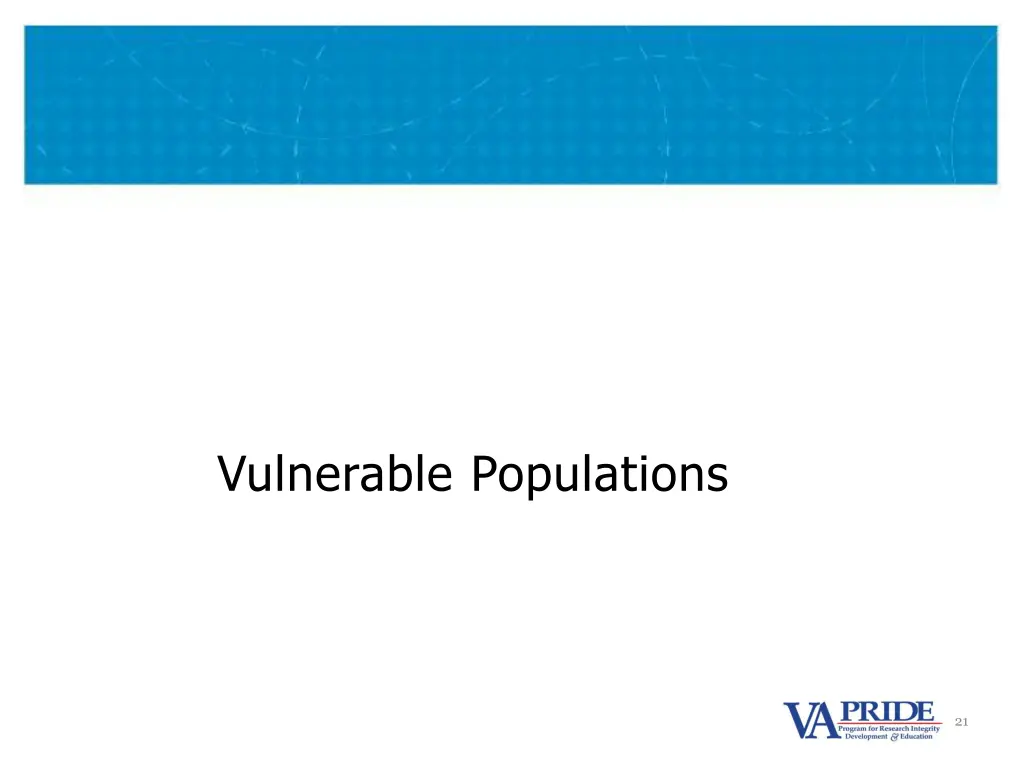 vulnerable populations