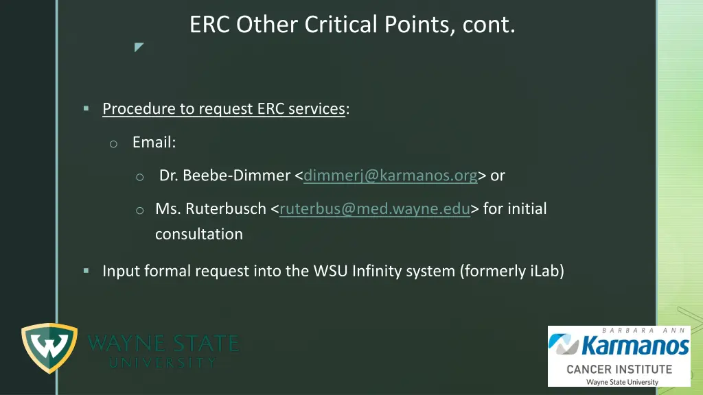 erc other critical points cont