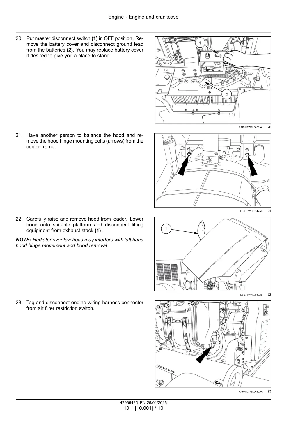 engine engine and crankcase 7